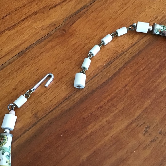 Vintage Choker Bead Necklace Adjustable Length Japan - Picture 6 of 12